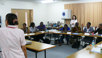 ジョイセフからの研修受け入れ (アフリカより)